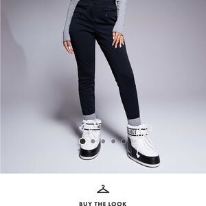 4505 Ski Soft Shell Water Repellent Skinny Ski Pants in black